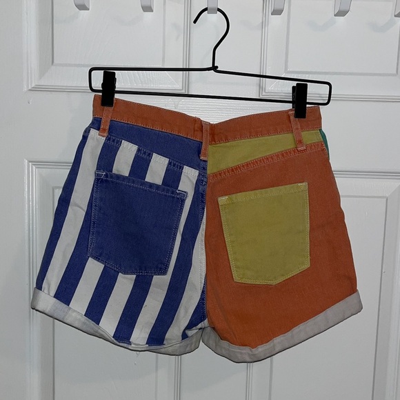 BDG Color Block Denim Shorts - Picture 2 of 3